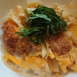 白だしで和風かつ丼♡